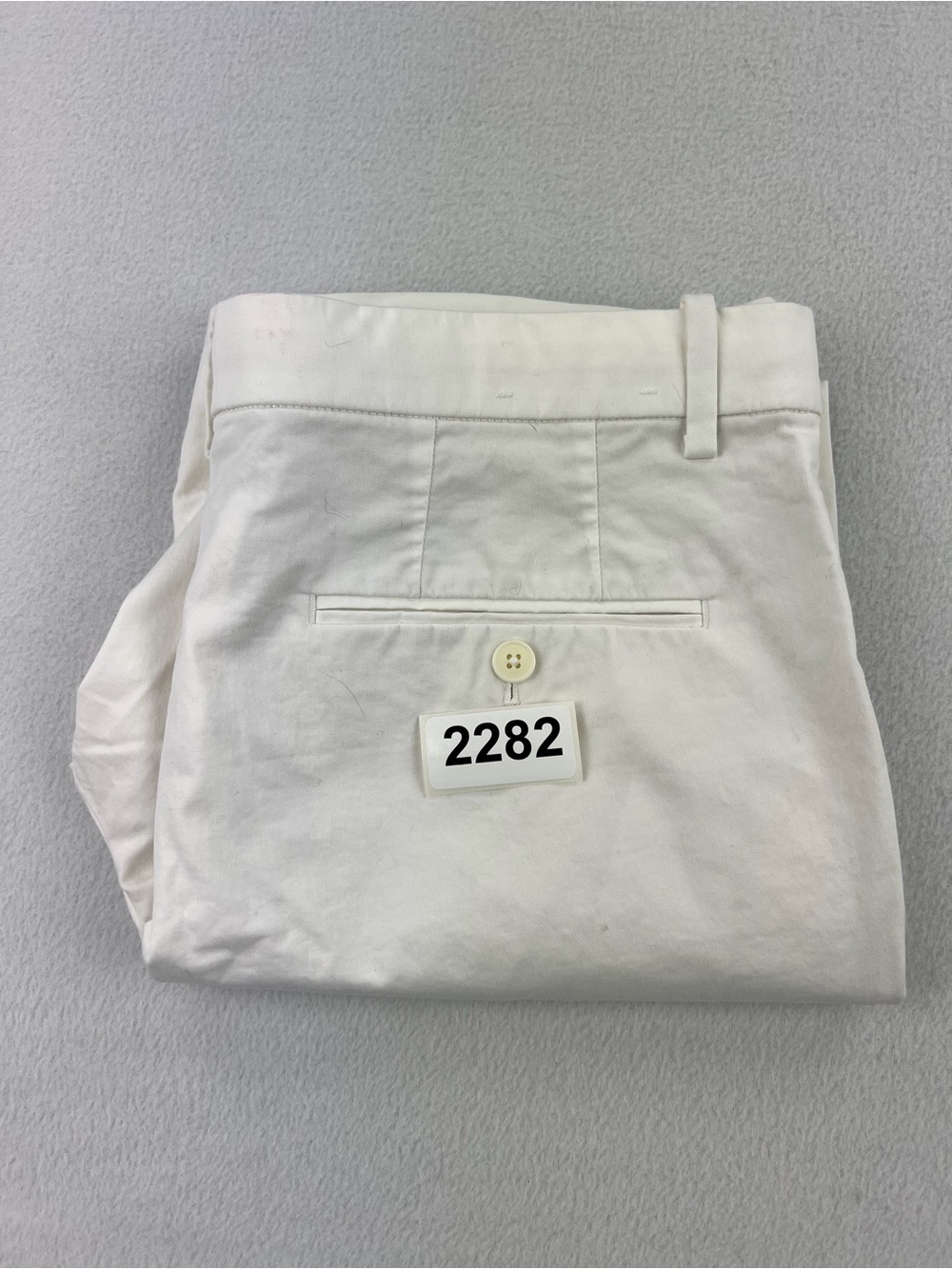 UNIQLO Mens Stretch Slim Fit White Chino Shorts 9” Inseam Drawstrings Size L - Picture 9 of 9